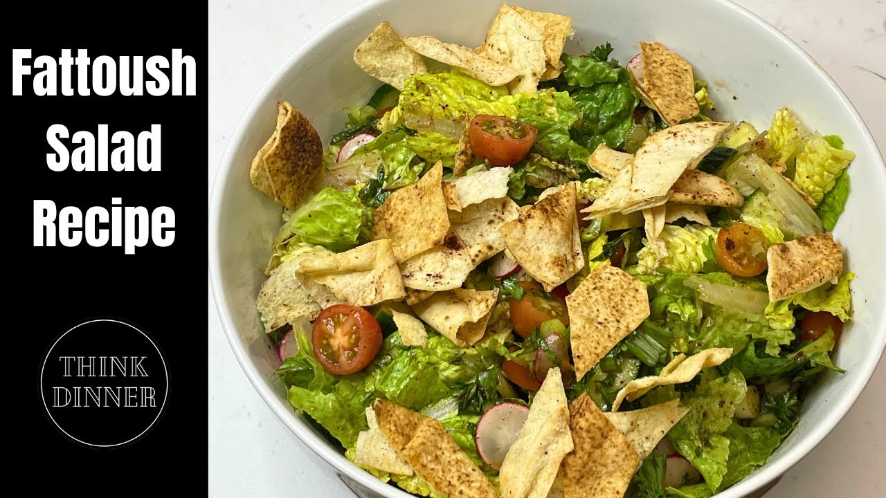 Lebanese Salad Recipe ! How to make Fattoush Salad