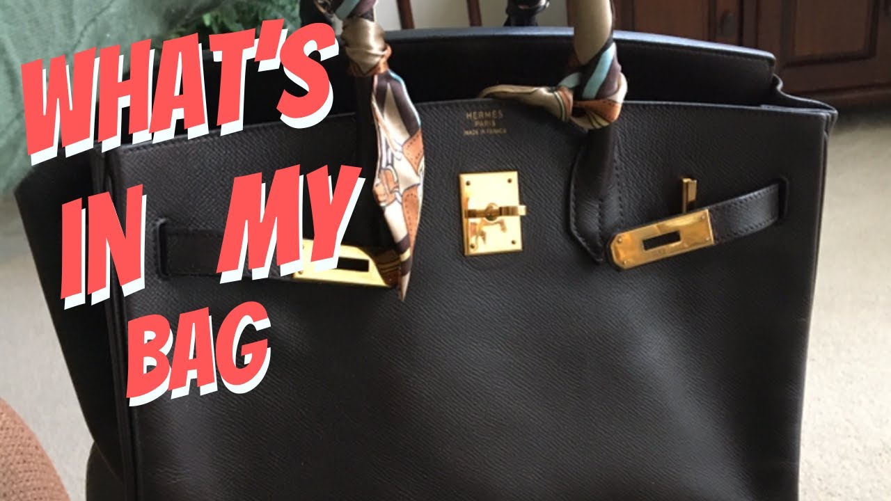 What's in my Birkin 35 Today |   WIMB  | R E B E C C A handbag lover