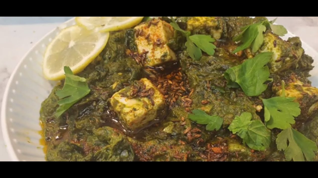 Palak Paneer/پالک پنیر / Indian and Pakistani style substitute for any meat and very healthy.