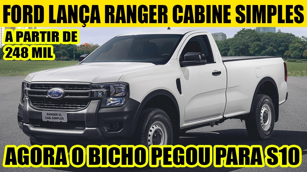 NOVA FORD CABINE SIMPLES FOI LANÇADA A PARTIR DE 248 MIL REAIS