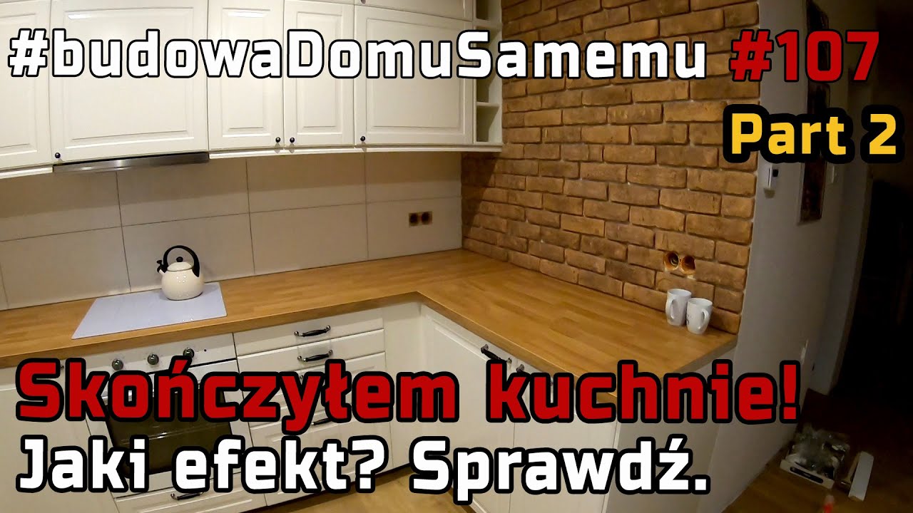 Kuchnia własnoręcznie złożona przez amatora, czyli przeze mnie :)