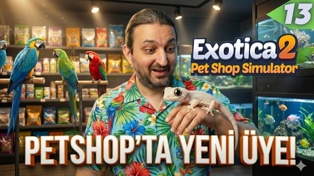 Işıklandırmaları Düzenledim ve Yeni Sürüngen Cinsi ! | Exotica 2 Pet Shop Simulator Türkçe Bölüm 13