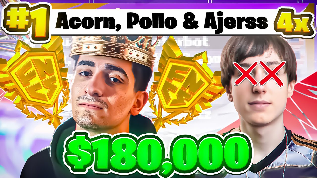 1ST PLACE FNCS GRAND FINALS 4X 🏆 ($180,000) ft. Pollo & Ajerss