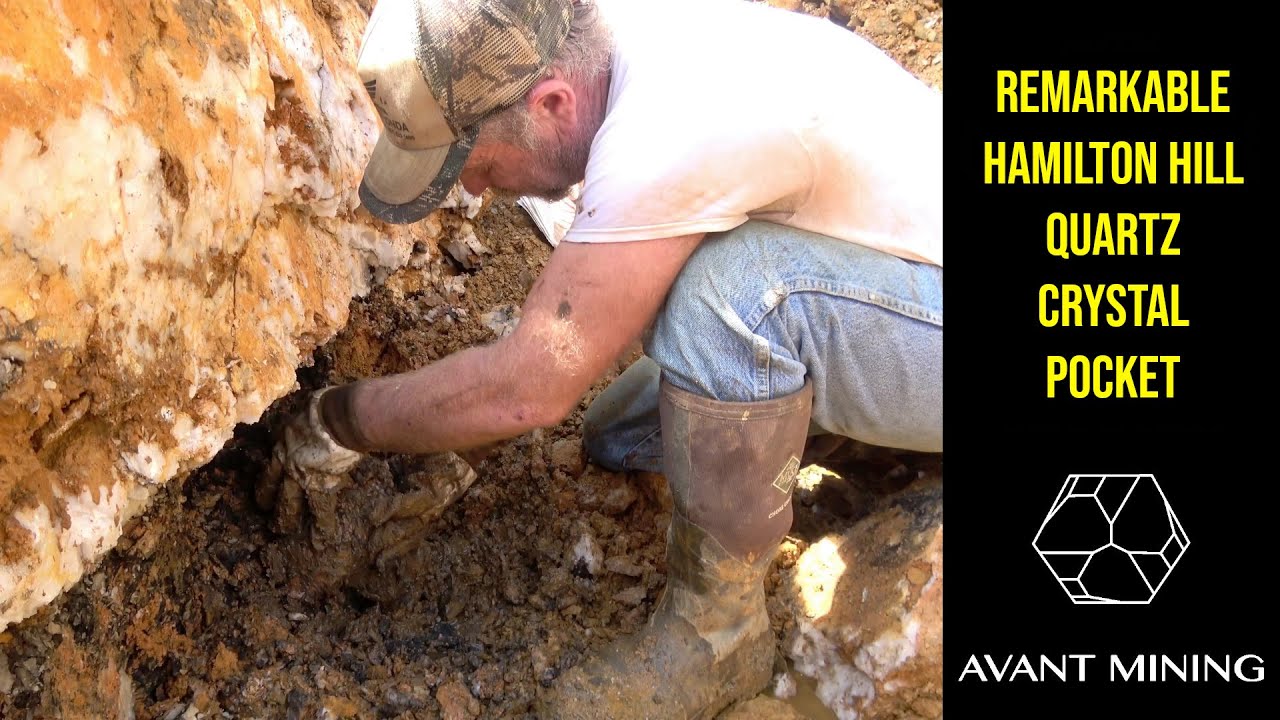 Remarkable Hamilton Hill Quartz Pocket (Professional Crystal Mining in Arkansas)
