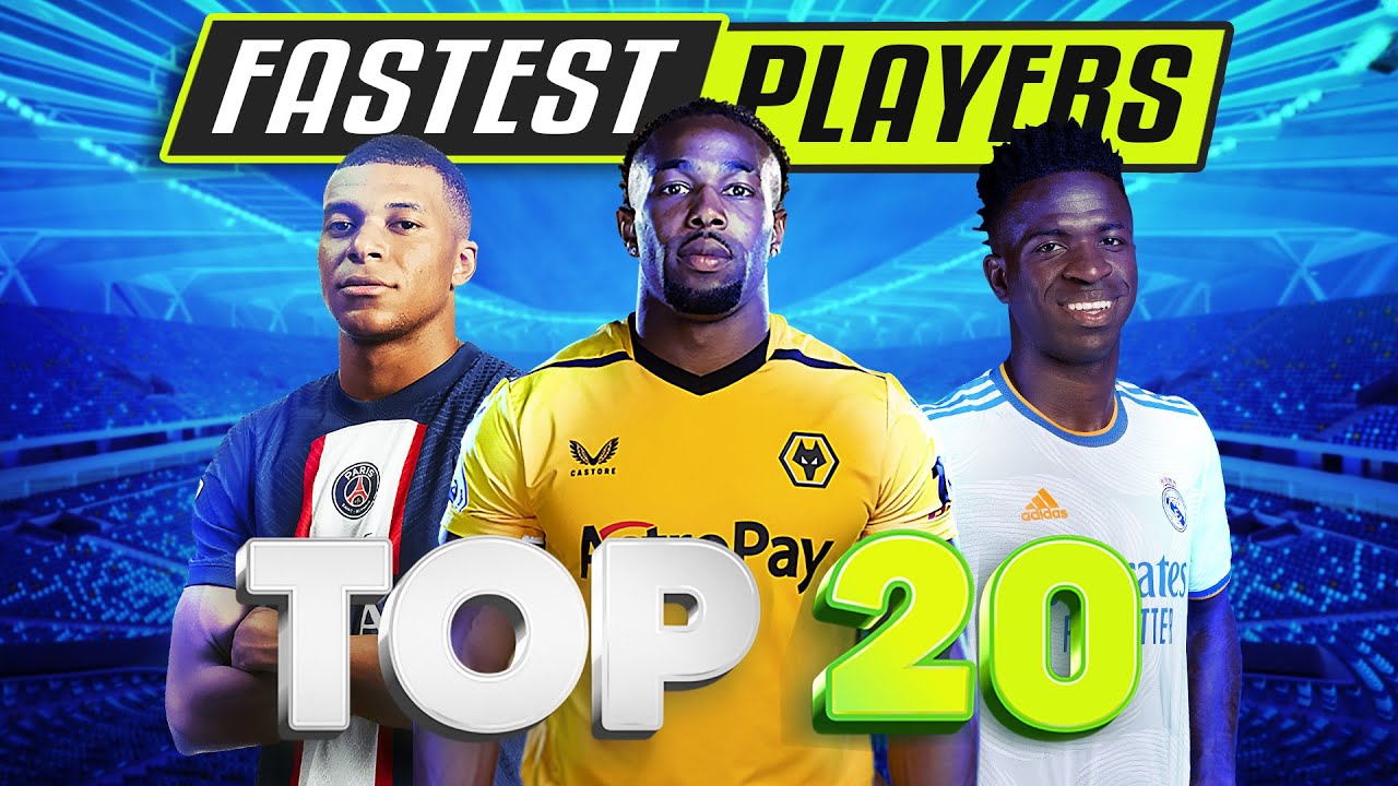Top 20 FASTEST Football Players 2022 (FIFA 23 Ratings)