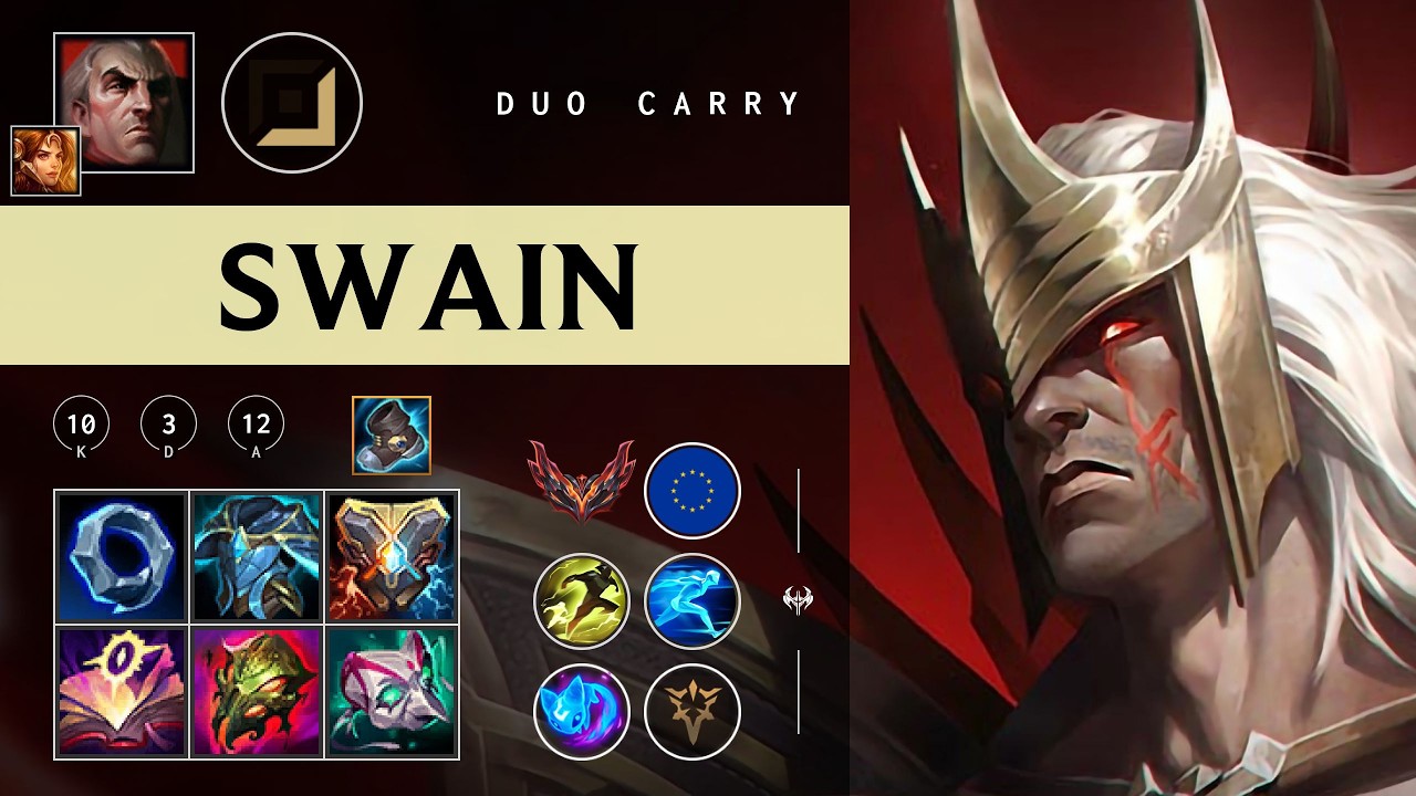 Swain Carry vs Varus - EUW Grandmaster Patch 26.03