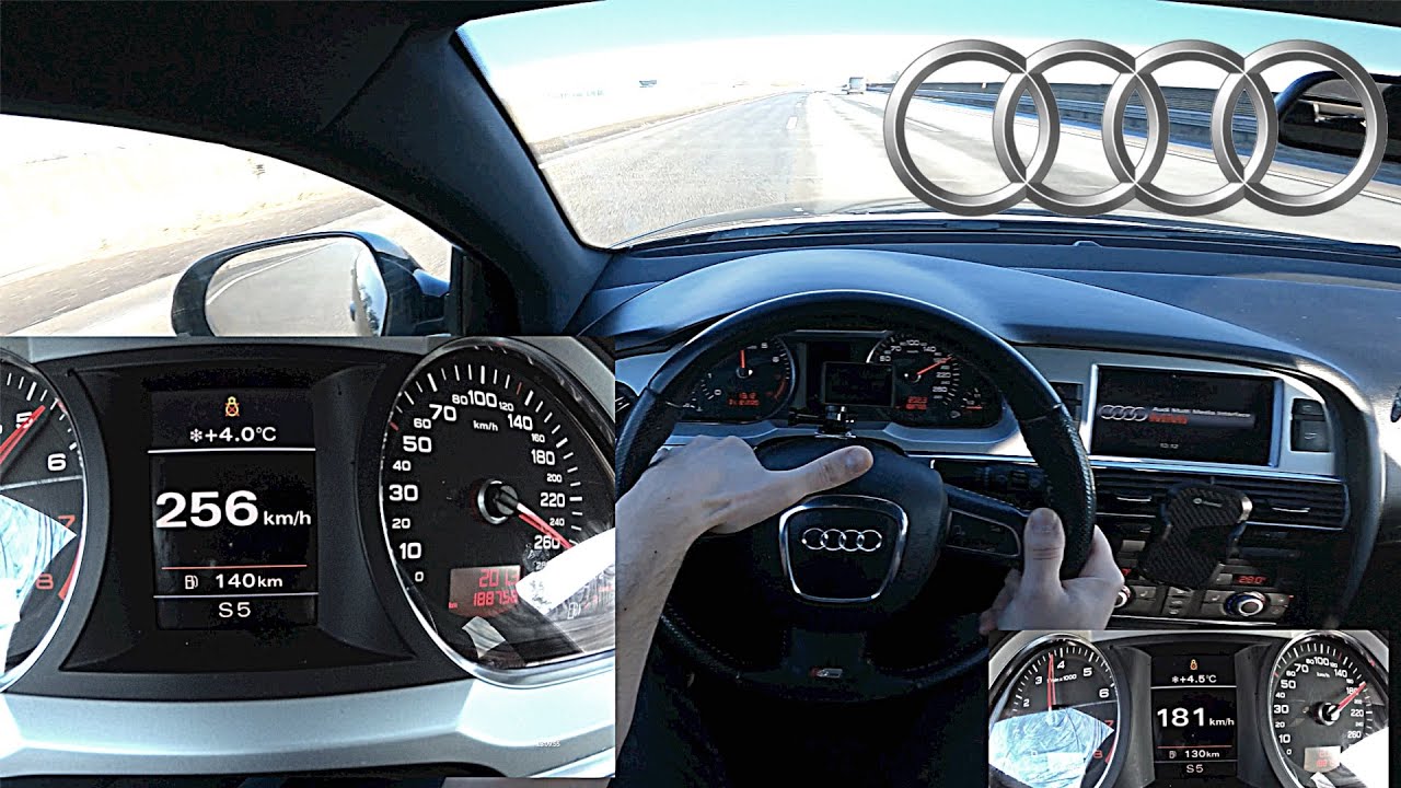 Audi A6 C6 | 3.0 TFSI 290  HP | POV TEST DRIVE | Top Speed on German Highway