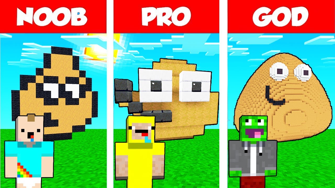NOB VS PRO VS GOD z PALION i LOLO w MINECRAFT!