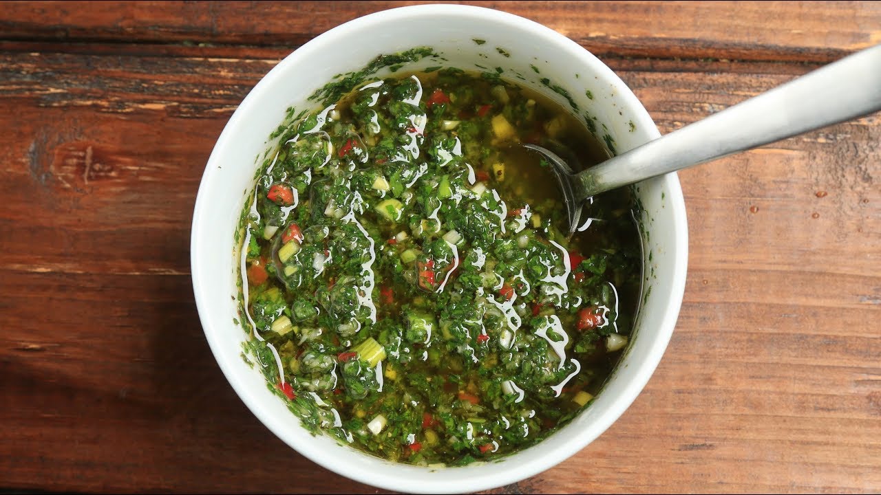 Sauce chimichurri - Recette