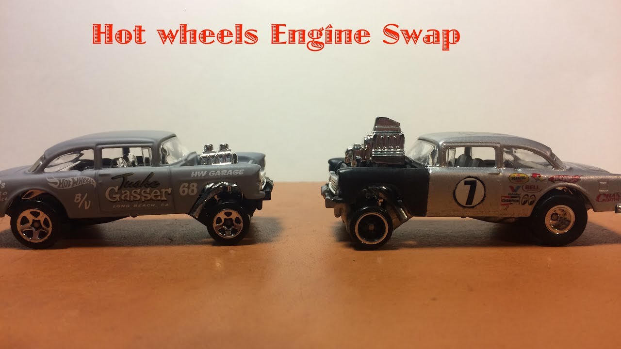 Hot wheels engine swap