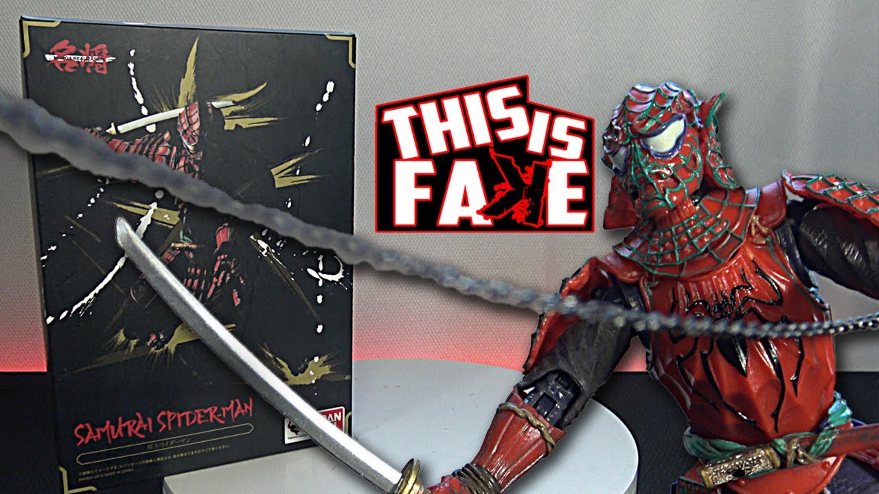 This Is Fake Samurai Spiderman Bandai