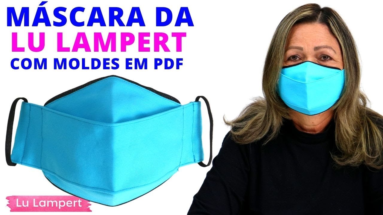 MÁSCARA DA LU COM MOLDES GRÁTIS EM PDF - Lu Lampert