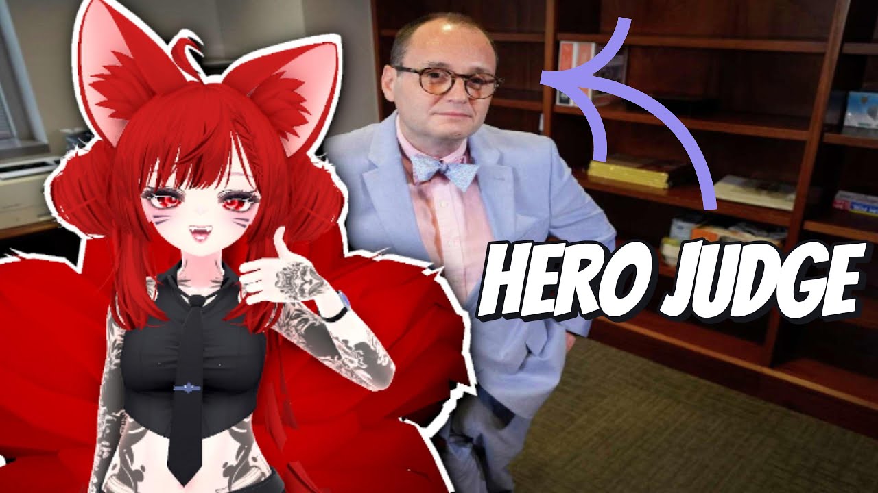 Злодей Vtuber реагирует на то, как судьи спасают людей от злых полицейских!