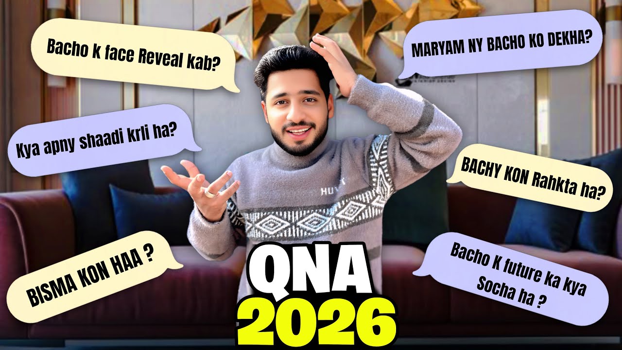QNA 2026 || Bacho Ka Face Reveal? 🤷‍♂️|| Shaadi Ka Sach || Bisma Kon Hai? ||  Miss You Shonay 😭