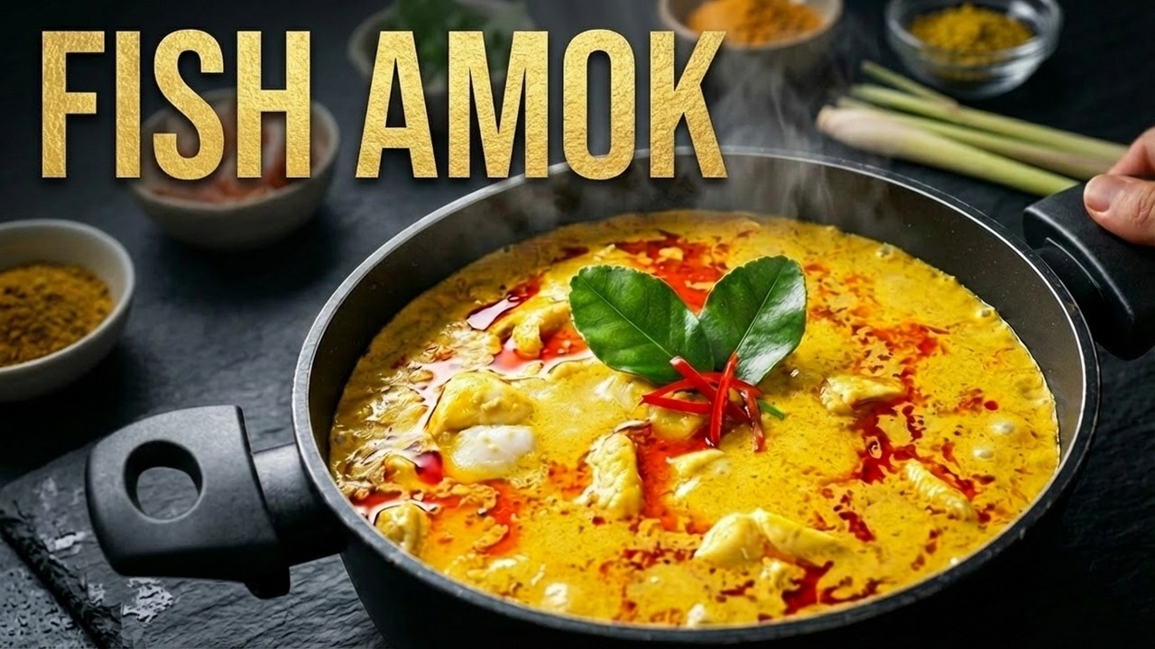 Fish Amok in One Pot…So Creamy! Delicious Cambodia’s Curry the World Needs to Taste