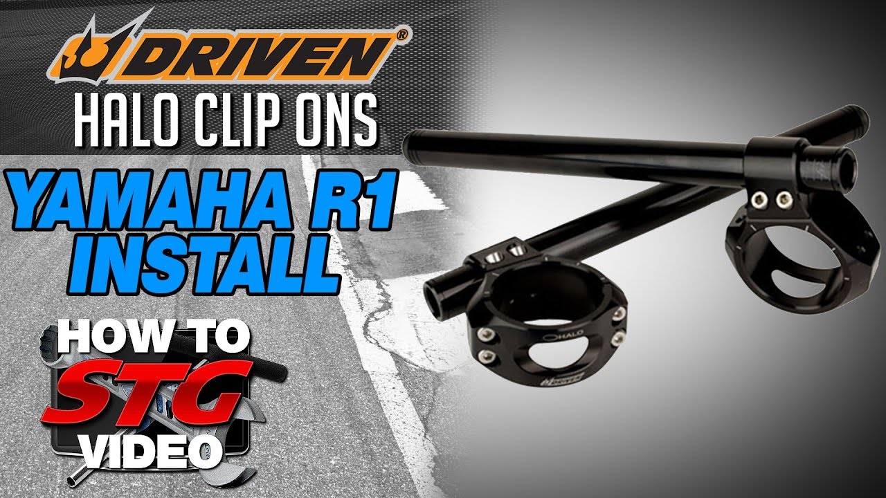 How to install Driven Halo Clip-Ons on a 15-17 Yamaha YZF-R1 from SportbikeTrackGear.com