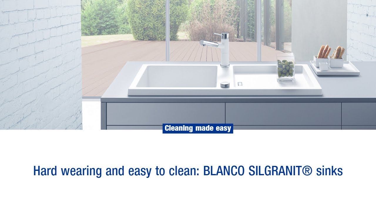 Cleaning made easy with BLANCO SILGRANIT® kitchen sinks