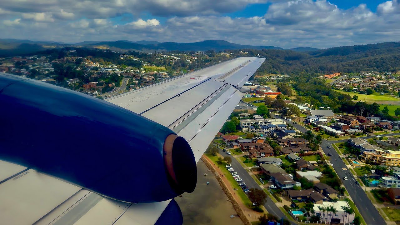 [4K] – Beautiful Merimbula Landing – Regional Express – Saab 340 – MIM – VH-ZRZ – SCS 1348
