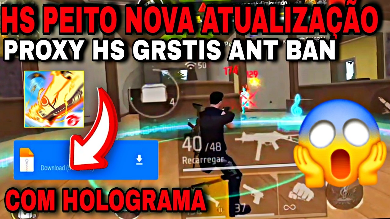 HS PEITO AIMBOT PROXY HS GRATIS NOVA ATUALIZA&Ccedil;&Atilde;O LINK DIRETO DOWNLOAD HS PEITO HOLOGRAMA 100% HS