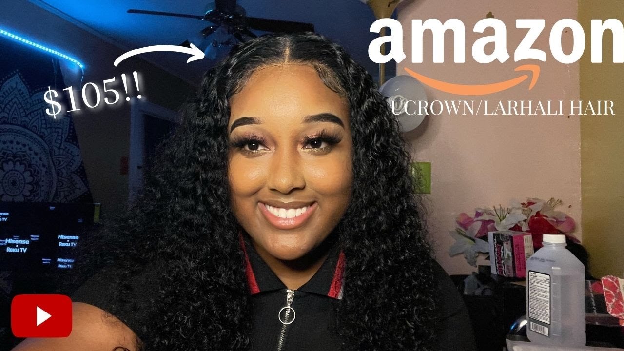 BEST AFFORDABLE DEEP WAVE HAIR on Amazon ft. Larhali/Ucrown hair Unboxing and Install