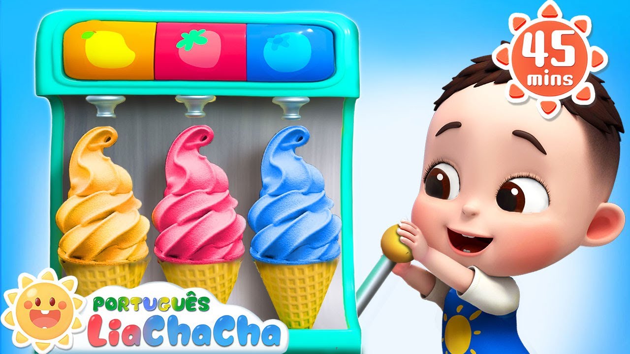 Canção do Sorvete | Compilação | LiaChaCha em Português - Música Infantil & Canção Infantil