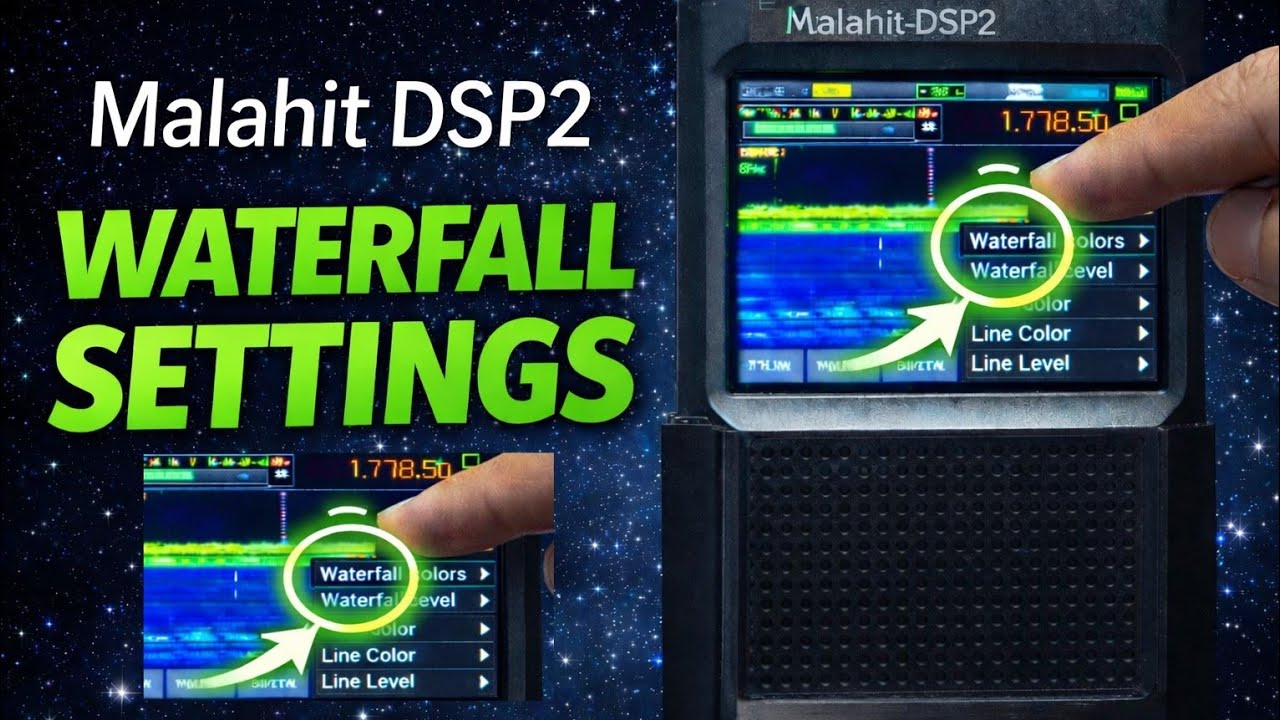 Malahit DSP2 - Цвета и настройки водопада