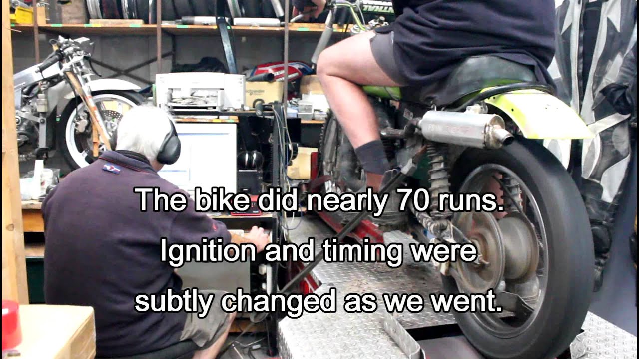 EFI Kawasaki Bighorn on a dyno