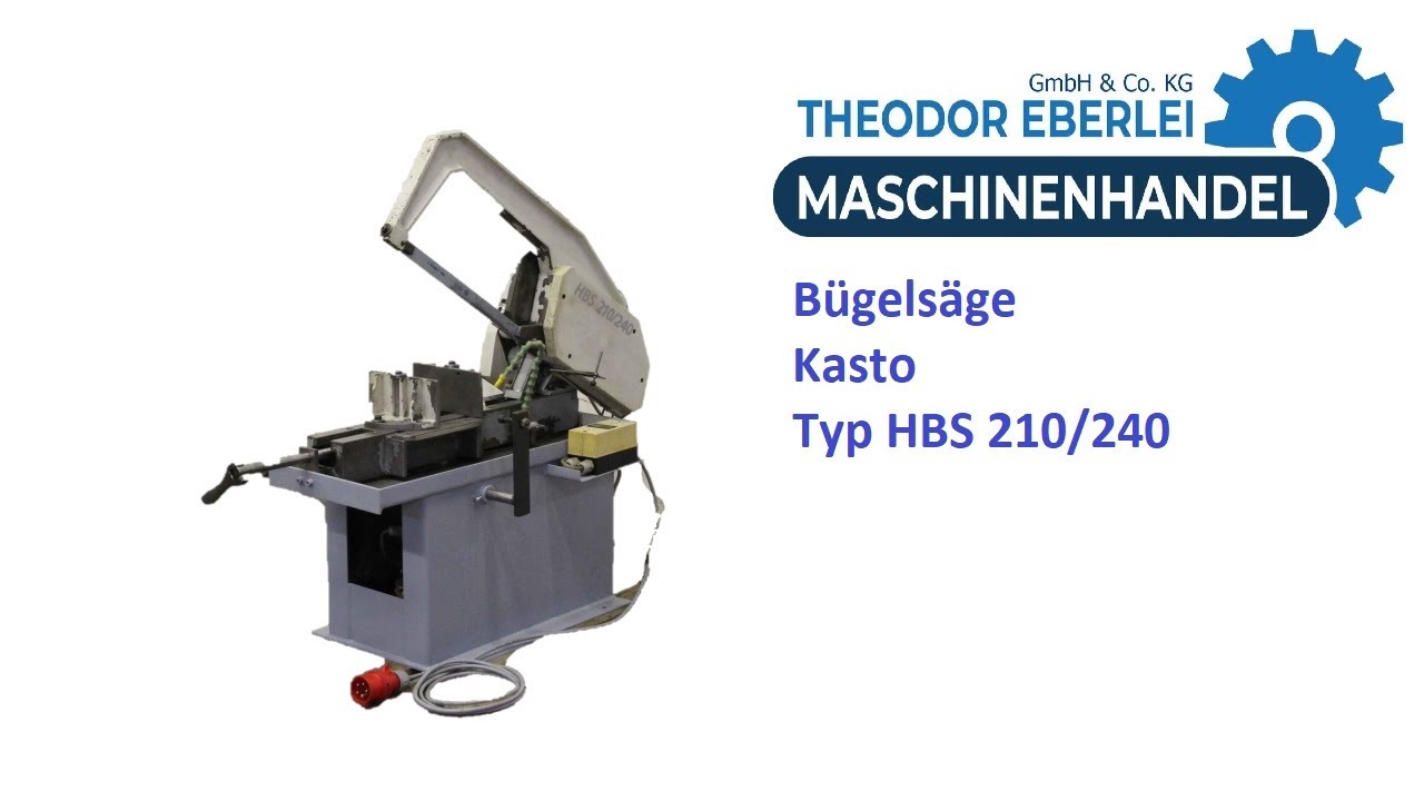 ID 27762 Bügelsäge Kasto Typ HBS 210/240