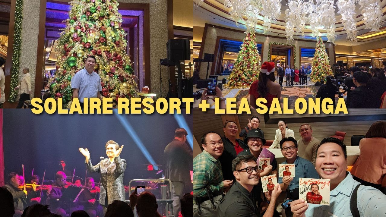 SOLAIRE RESORT CHRISTMAS TREE LIGHTING AND LEA SALONGA CONCERT - STAGE, SCREEN & EVERYTHING BETWEEN