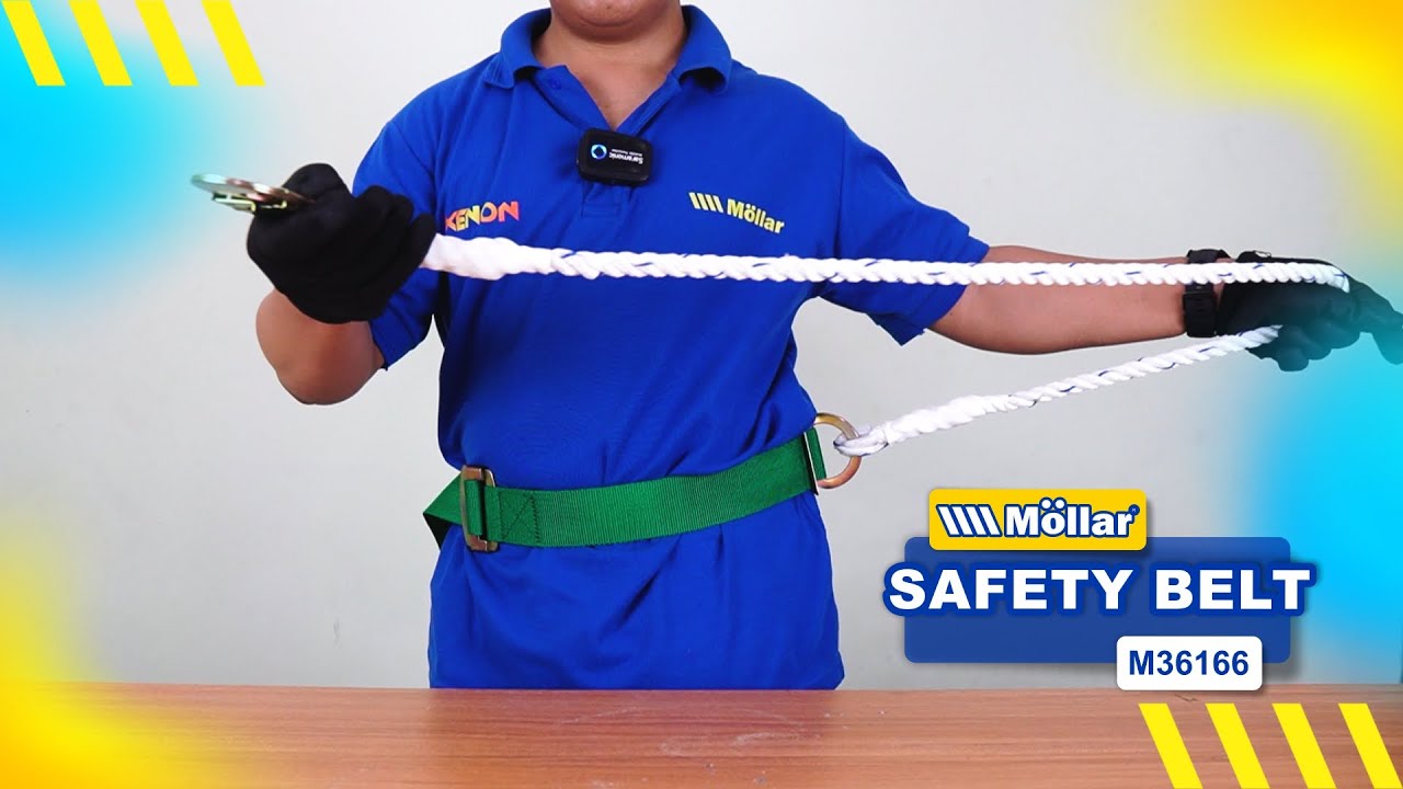 Review & Test MOLLAR M36166 Safety Belt Sabuk Pengaman Kerja Proyek Body Harness Pinggang