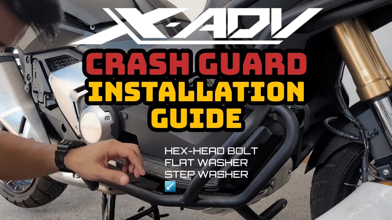 Honda XADV 2022 - Quick Crash Guard Installation
