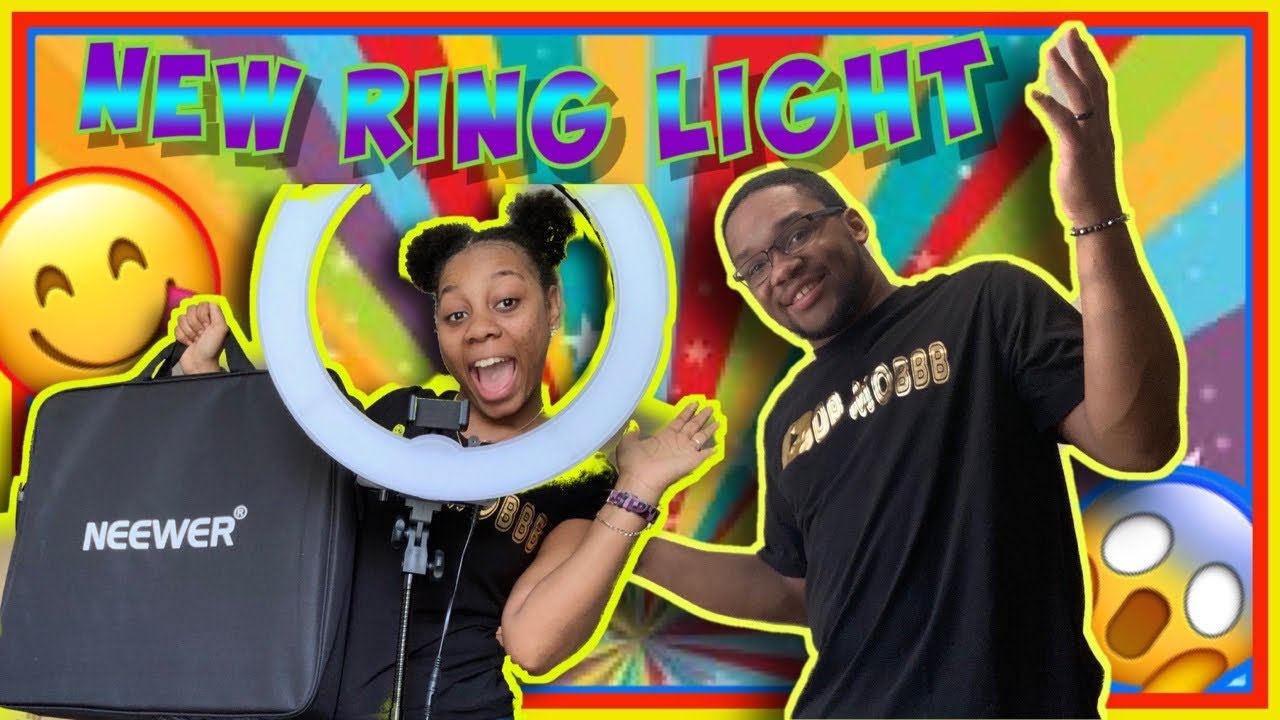UNBOXING & SETUP/REVIEW OF NEEWER RING LIGHT 18&rsquo; inch *WE LOVE IT*