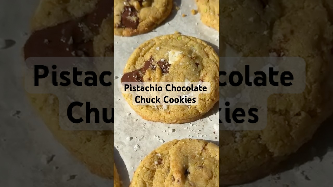 Pistachio Chocolate Chip Cookies
