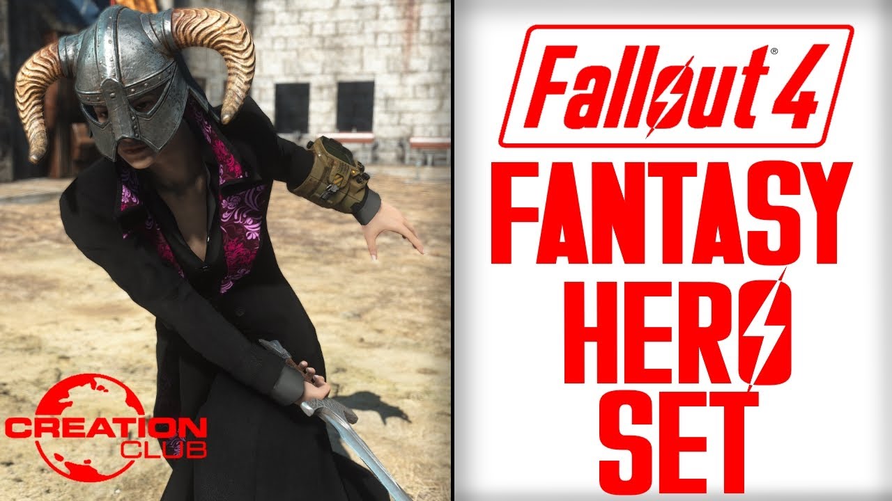 Fallout 4 Creation Club: Skyrim Fantasy Hero Set (Elder Scrolls 25th Anniversary)