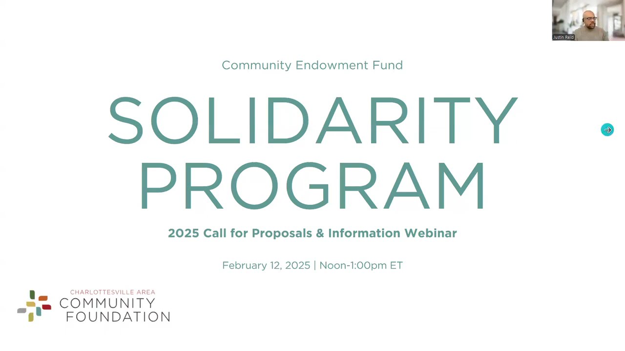Solidarity Program Update