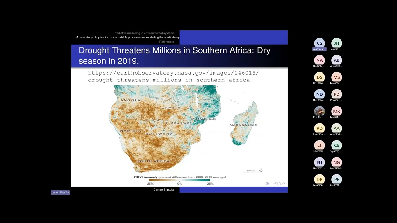 Modelling spatio-temporal drought risk in a changing world