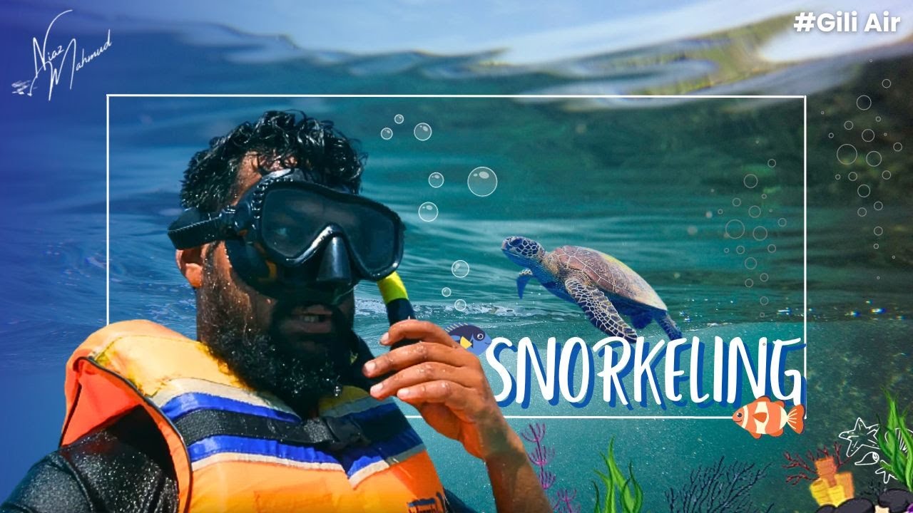 চকচকে পানির নিচে অভিযান | Snorkelling In Gili Air । Lombok | Indonesia 🇮🇩 with @PetukCouple
