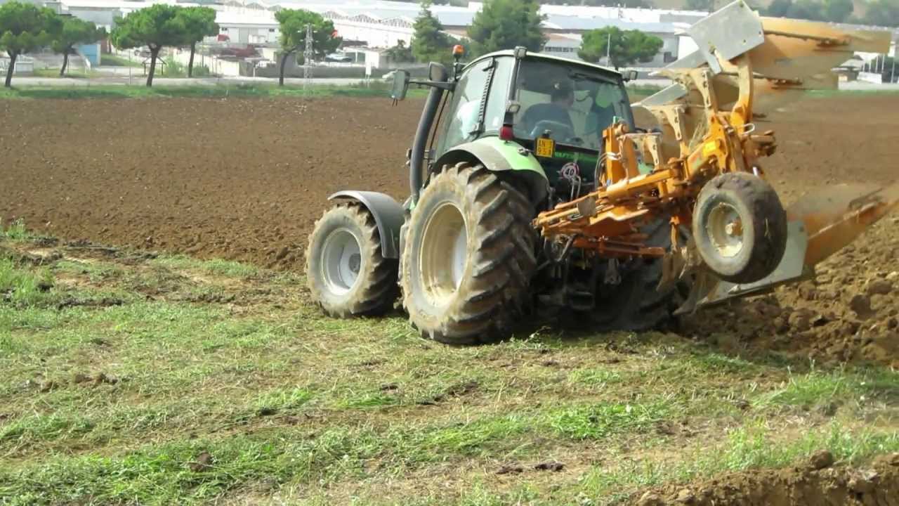 Aratura con Deutz-Fahr Agrotron mk3 150 con trivomere Raptor (Moro Aratri)  -Full HD-