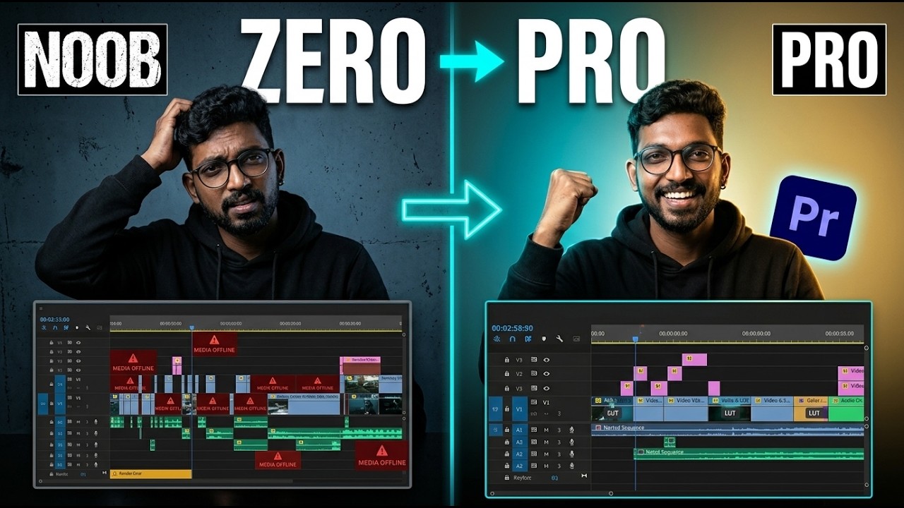 Video Editing Malayalam 2026  Zero മുതൽ Pro വരെ Complete Roadmap
