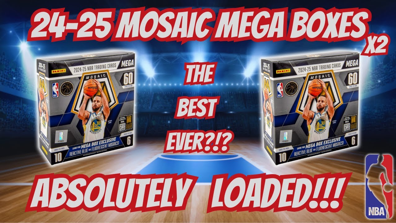 🏆LOADED Mega Boxes!!!🏆2024-25 Mosaic Mega Box Opening
