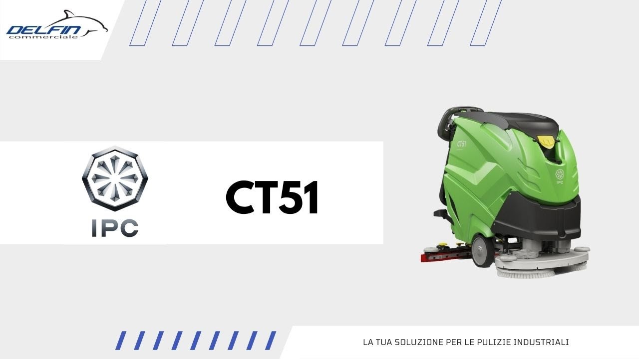 Lavasciuga pavimenti IPC CT51 - come è composta
