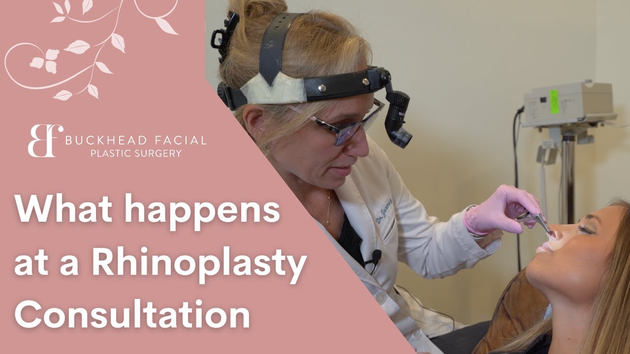 Rhinoplasty Consultation with a Plastic Surgeon