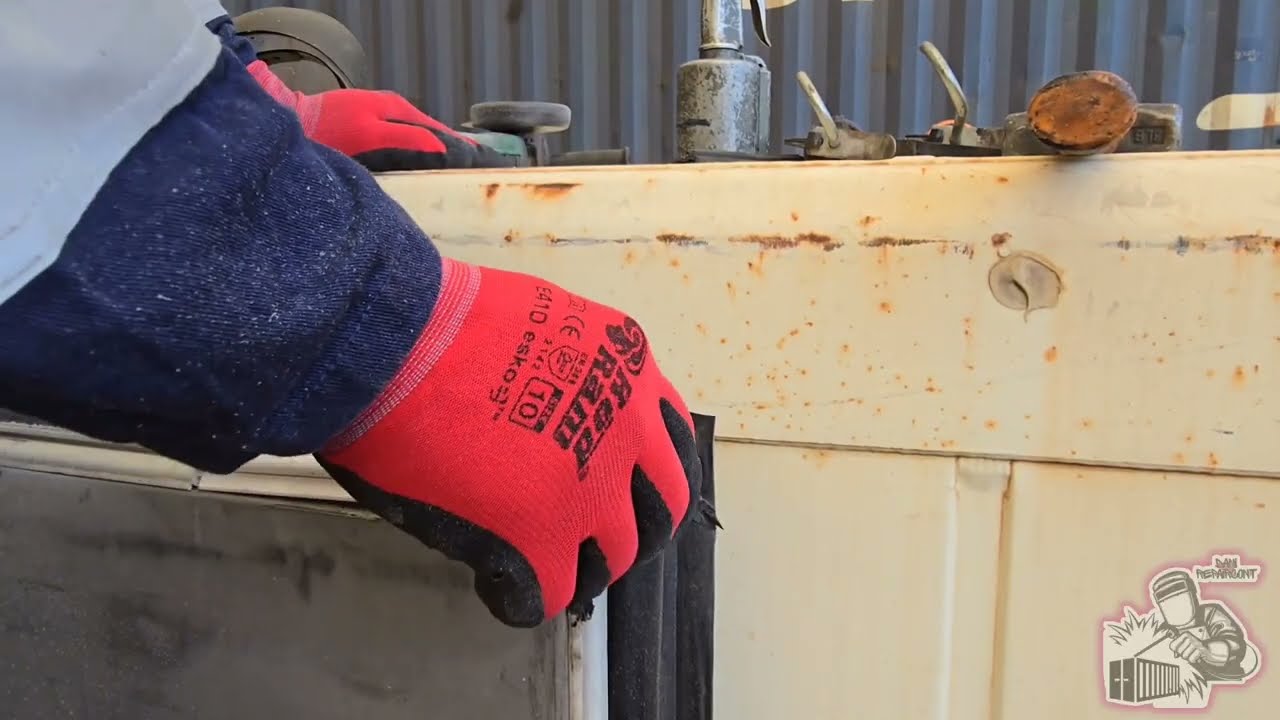 Section Door cover - Refrigerated shipping container repair