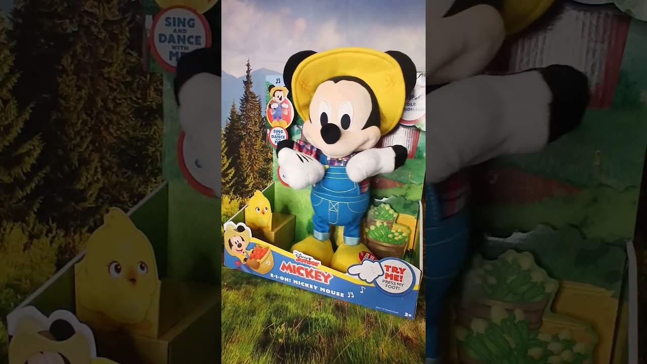 E-I-OH Adorable farmer Mickey mouse #dancevideo #popular #disneyjunior #ytshorts