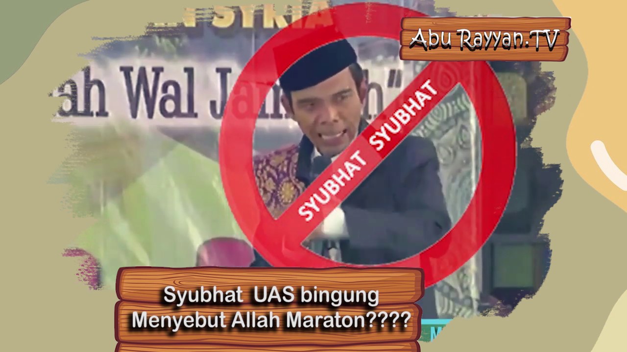 UAS bingung.. Menyebut Allah maraton - Ustadz Firanda Andirja | Abu Rayyan.TV