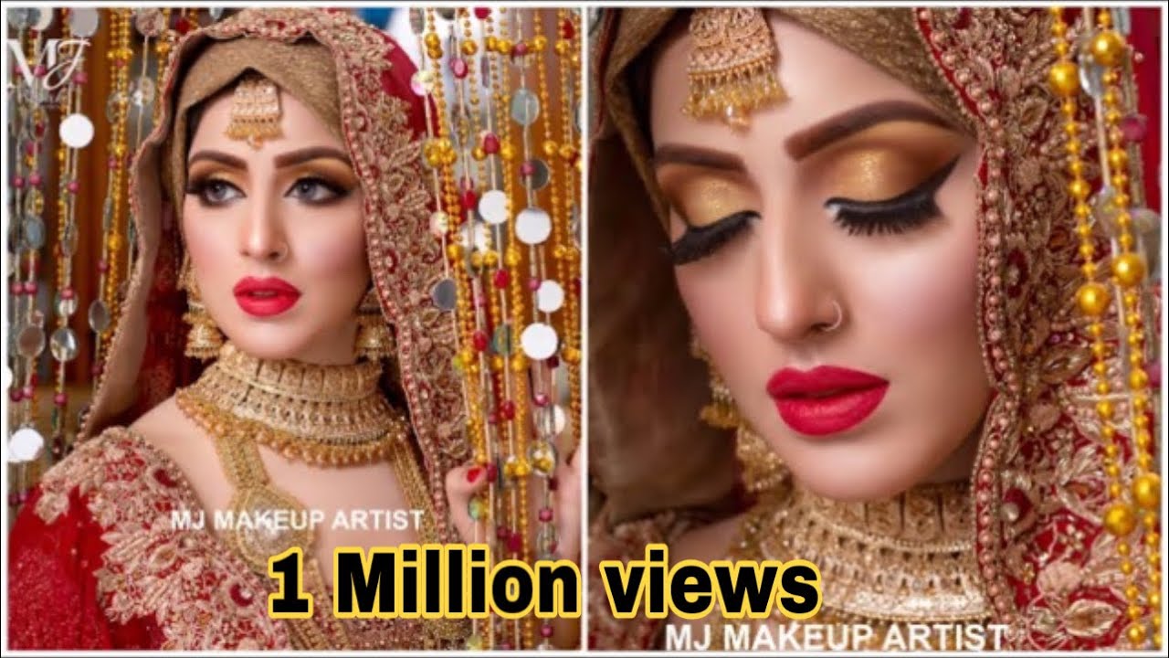 Muslim Bridal Makeup Tutorial With Hijab 2021 | Hijabi Bridal Makeup Tutorial | Asian Bridal Makeup