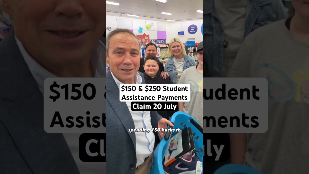 $150 & $250 WA Student Assistance Payments - Claim 20 July