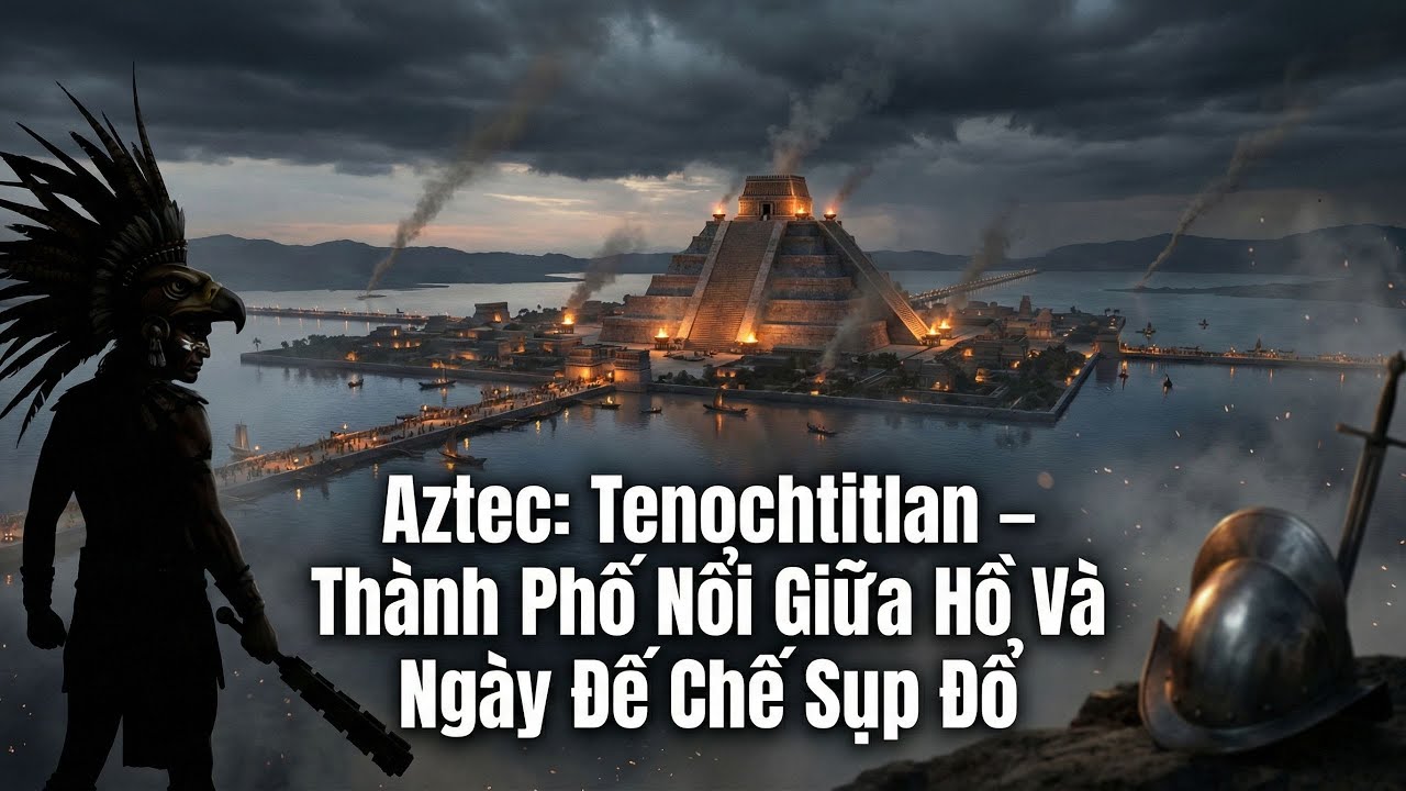 Aztec: Tenochtitlan – Thành Phố Nổi Giữa Hồ Và Ngày Đế Chế Sụp Đổ