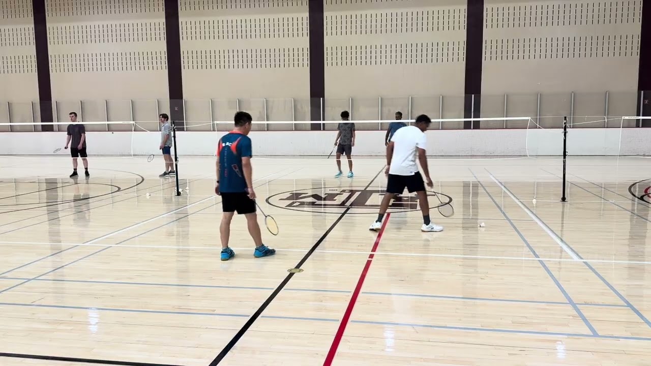  Badminton 2026/2/26 game 1: Saveen/Tom vs. Valluvan/Ankur