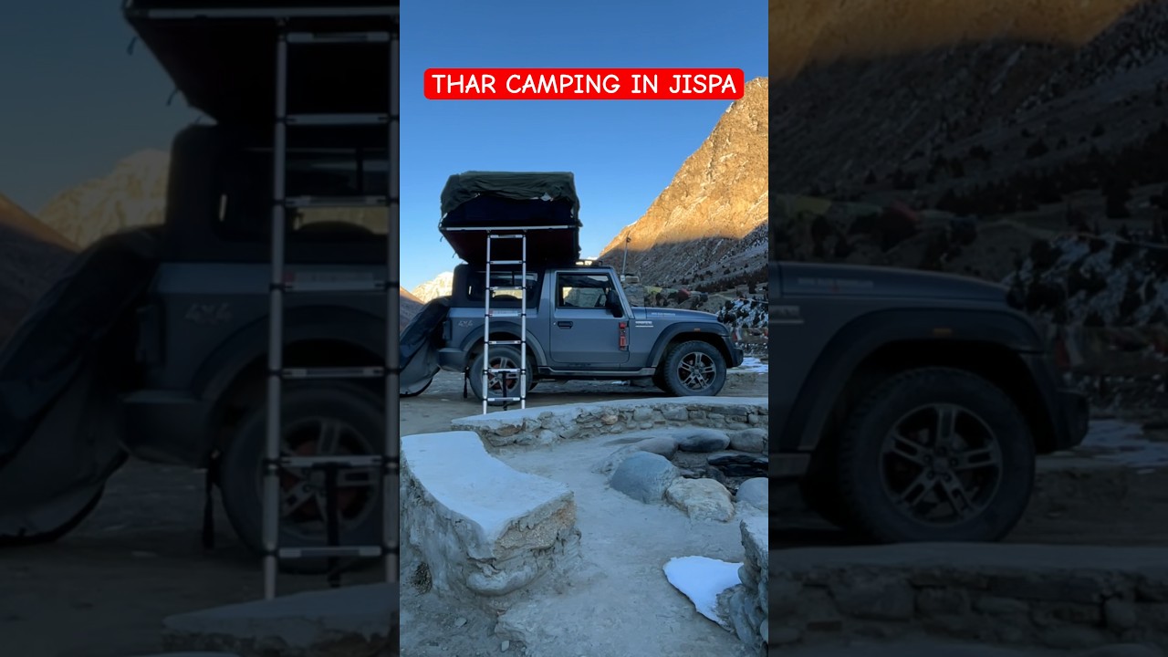 Mahindra Thar 4X4 ❤️Camping Lover #thar #tharlover #tharmodified #carcamping #carlover #shorts #4x4